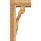 Ekena Millwork Merced Block Rough Sawn Bracket w/ Offset Brace, Western Red Cedar, 6"W x 14"D x 26"H BKT0604X14X26MRC05RWR - alternate 3